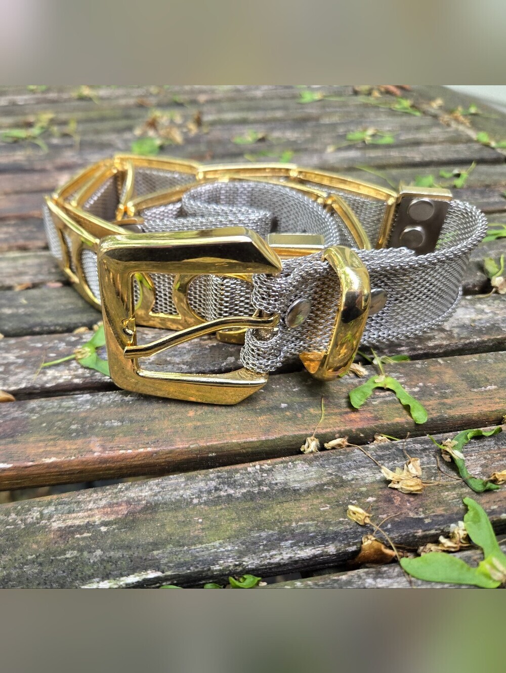 Vintage Mesh Metal Belt - Picture 2 of 9